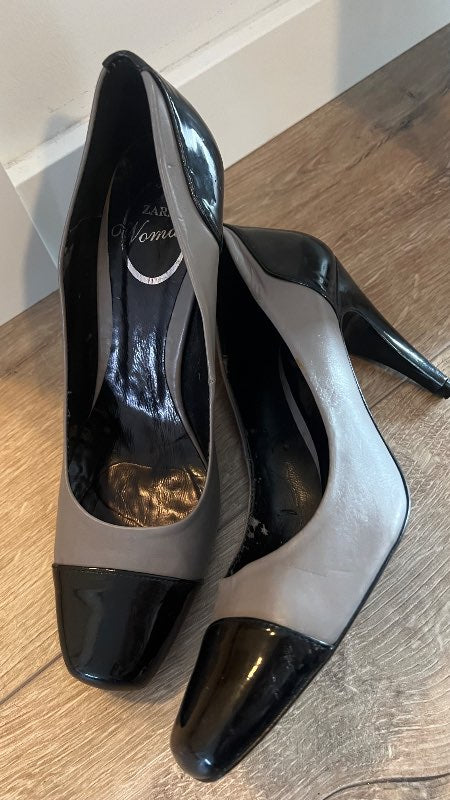 Zara grá/svar hælar