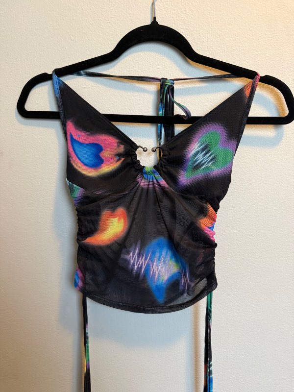 Crop top halter
