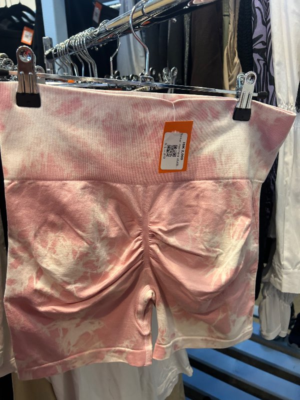 Bleikar marmara stuttbuxur