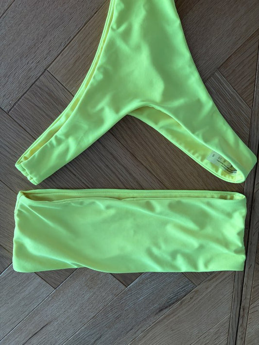 Gult bikiní sett