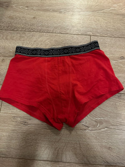 Náttfata-stuttbuxur rauðar