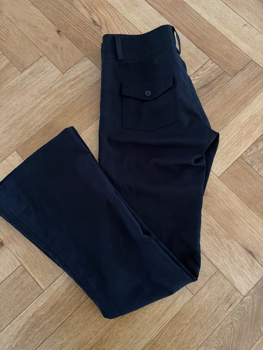 Gina tricot svartar fínar buxur