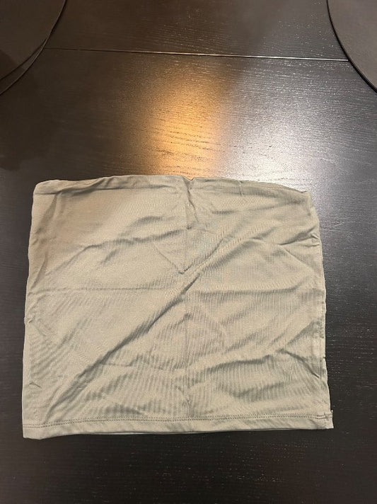 Strapless grænn toppur