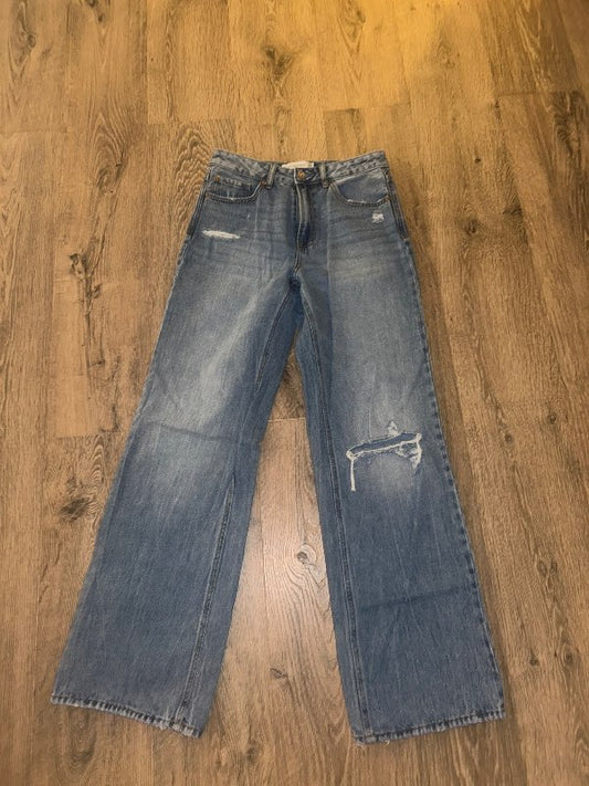 Straight leg jeans