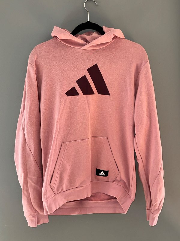 Adidas hettupeysa bleik