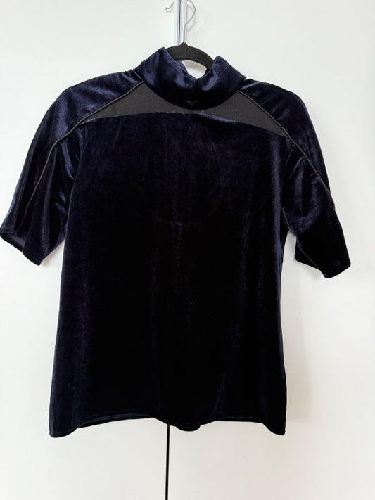 Blúsa velur naviblá