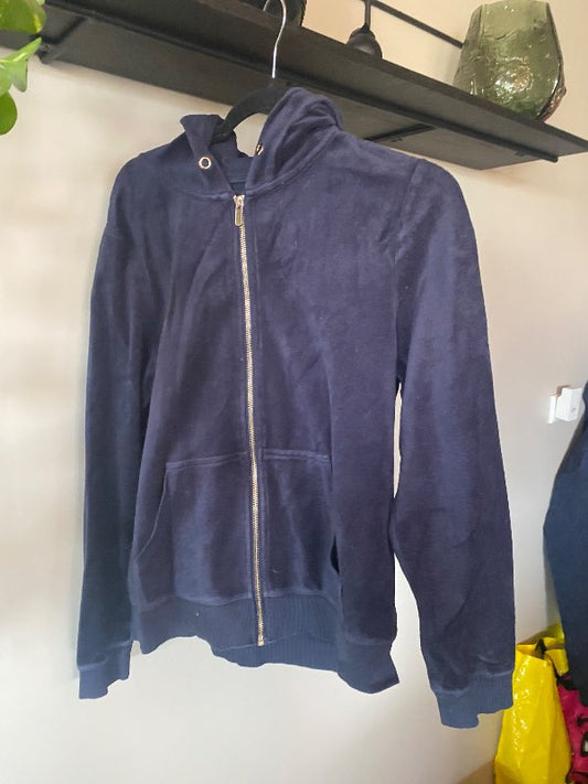 VA Vite rennd flauel peysa