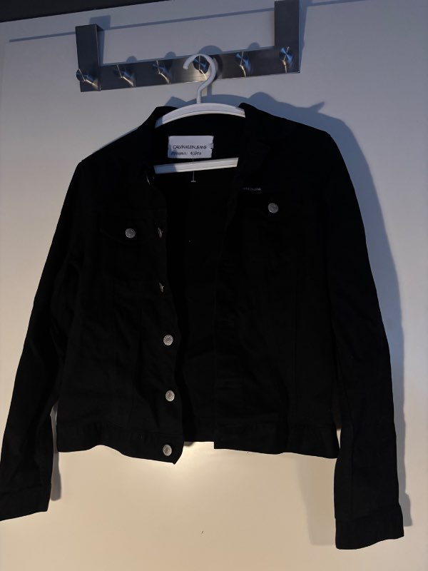 Calvin klein svartur gallajakki