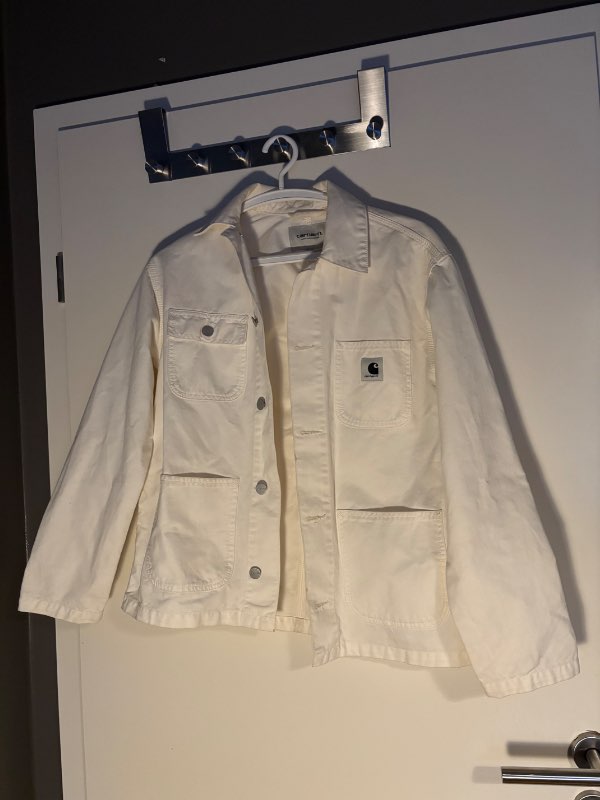 Carhartt hvítur gallajakki