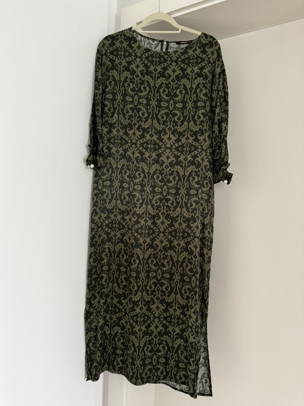 Kjóll Piena siður grænt