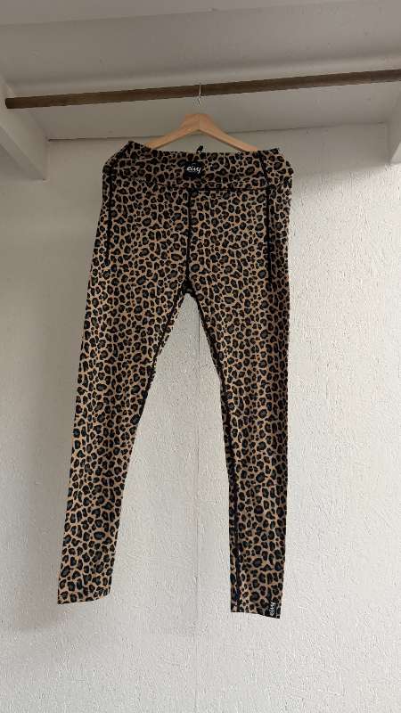 Eivy 100% merino leggings hlébarðamynstur