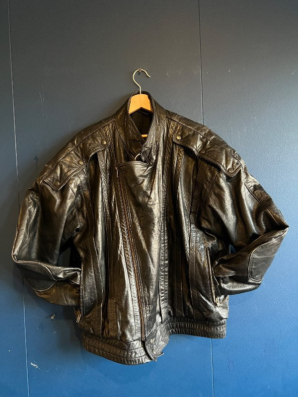 Vintage Leður jakki