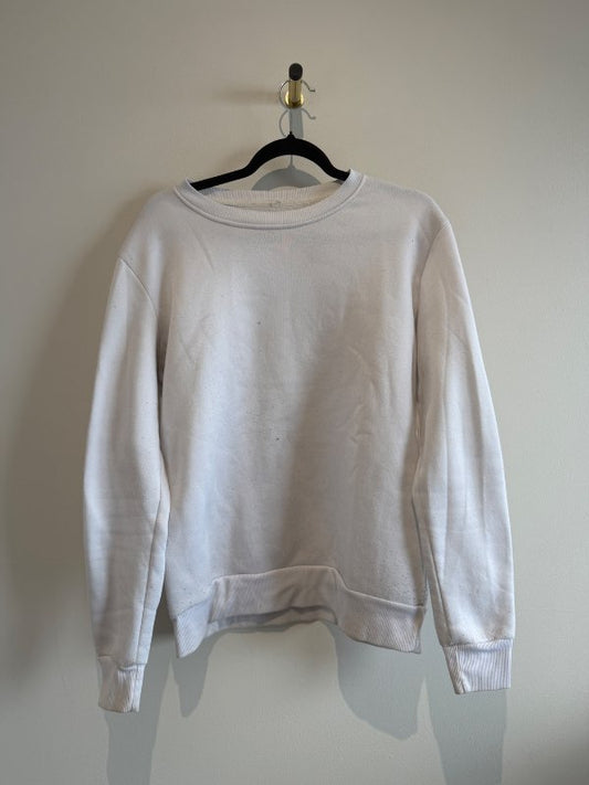 Hvít Sseatshirt