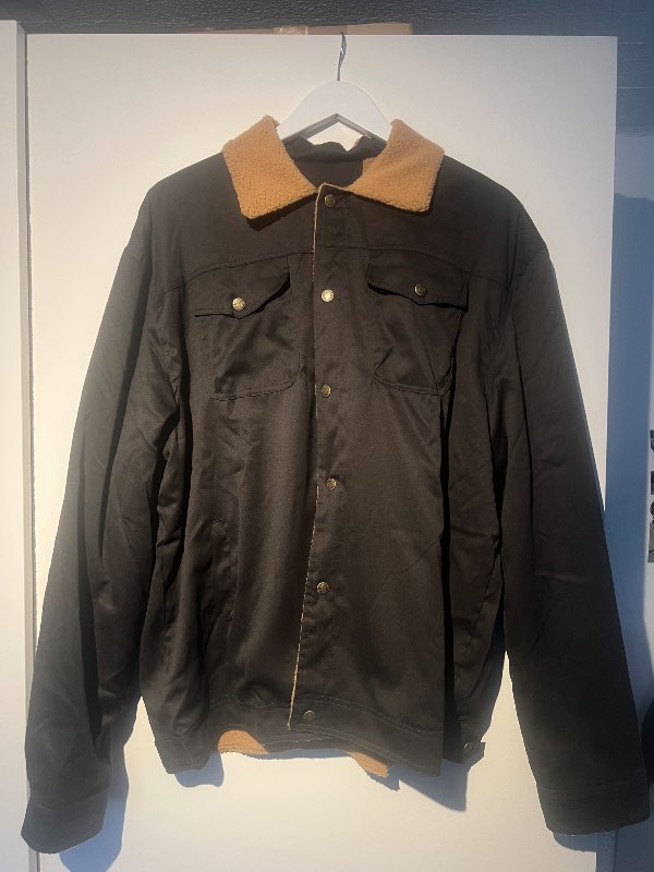 Black jacket with collar