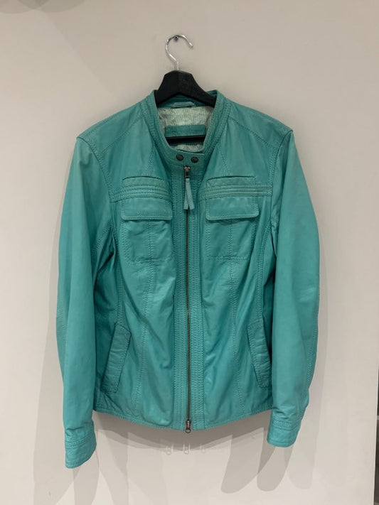 Mamma mia vintage leður jakki