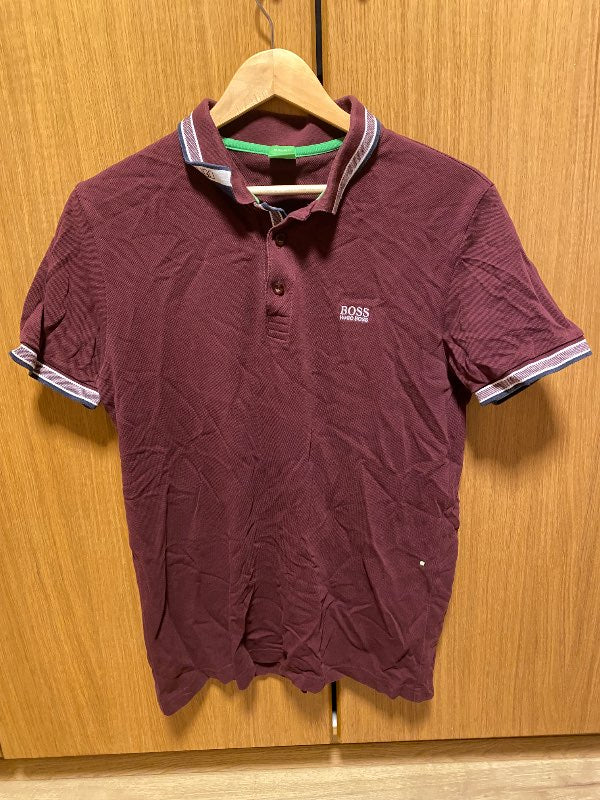 Hugo Boss polo bolur vínrauður