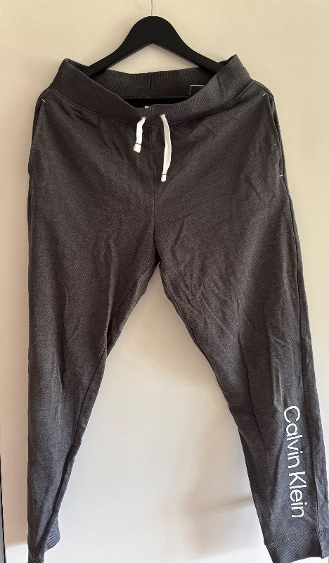 Calvin Klein gráar joggingbuxur