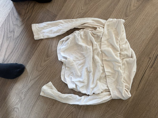 Hvítur off shoulder