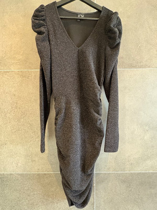 Kjóll Vero moda svartur glimmer