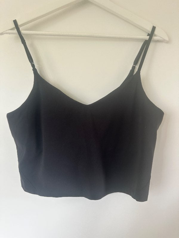 Svartur Lululemon sports top