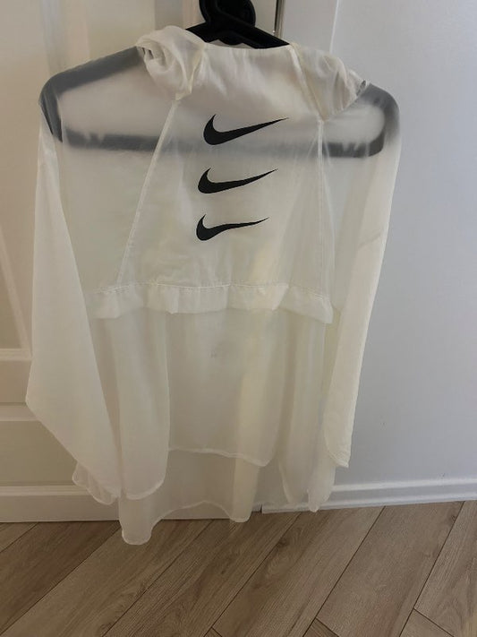 Nike running hvìtur jakki