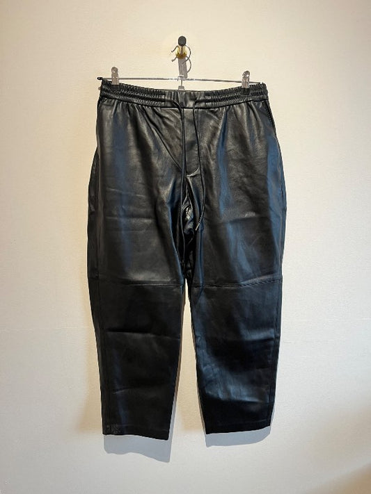 Mango leather pants