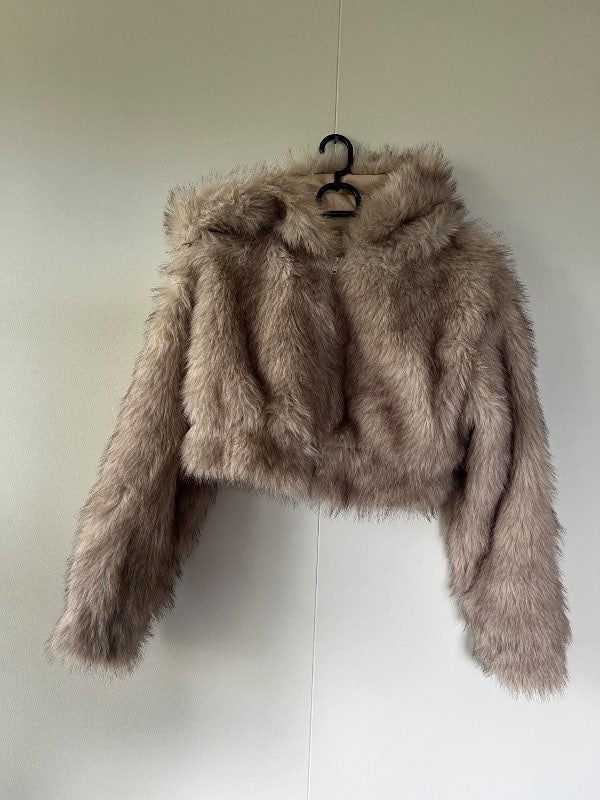 ónotaður cropped pels