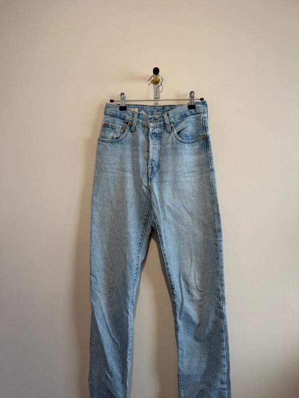 Levis gallabuxur ljósbláar