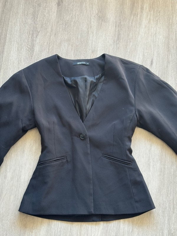 Gina Tricot svartir blazer 1x notaður
