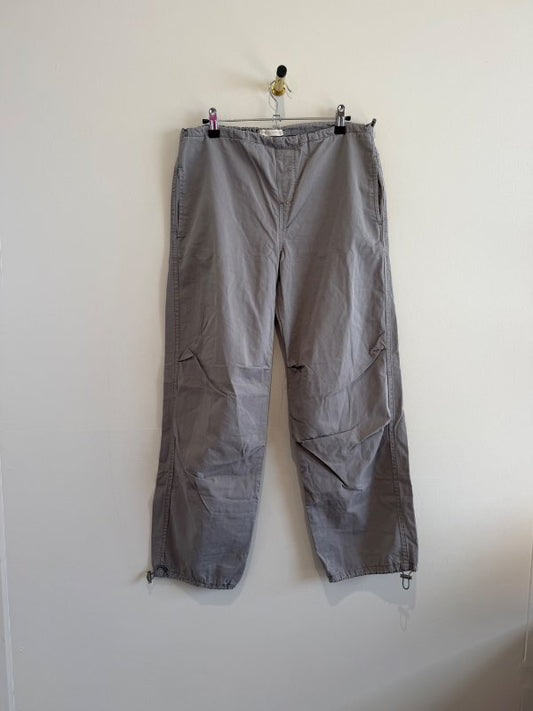 vintage gráar buxur