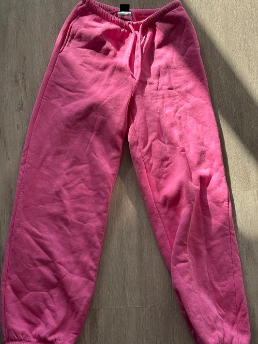Gina Tricot hot pink joggingbuxur