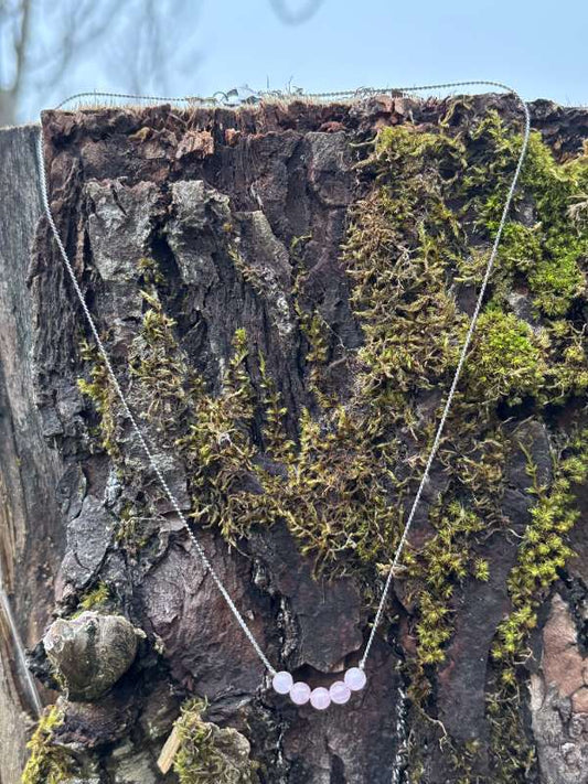 Hálsmen með Rose Quartz