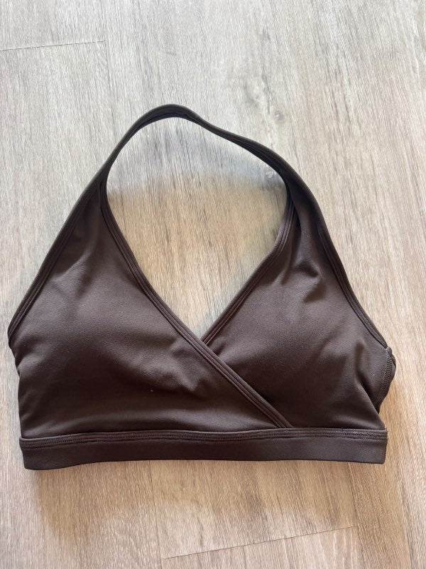 DTL wrap top brúnn