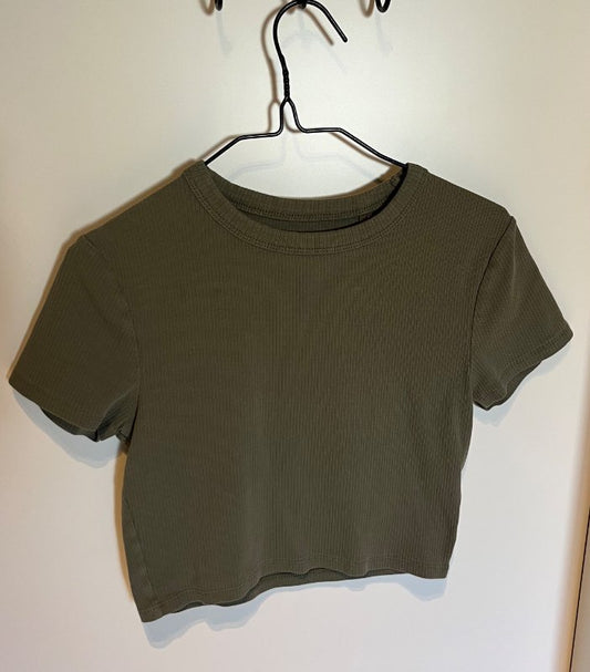 Grænn cropped bolur