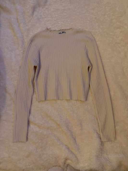 Zara cropped peysa