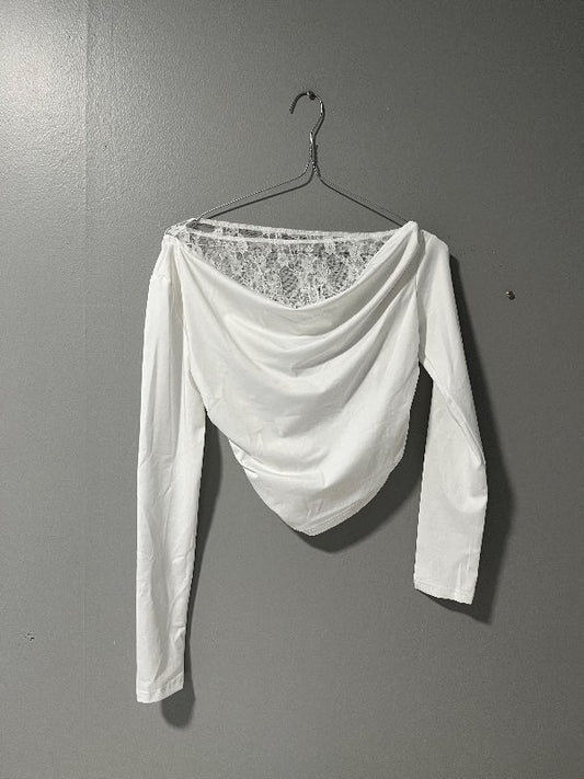 White lace top