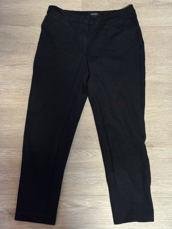 Svartar buxur Lindex