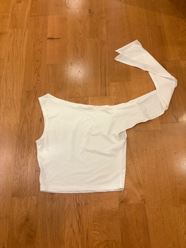 Off shoulder bolur hvítur
