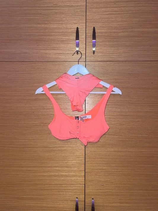 orange swimsuit