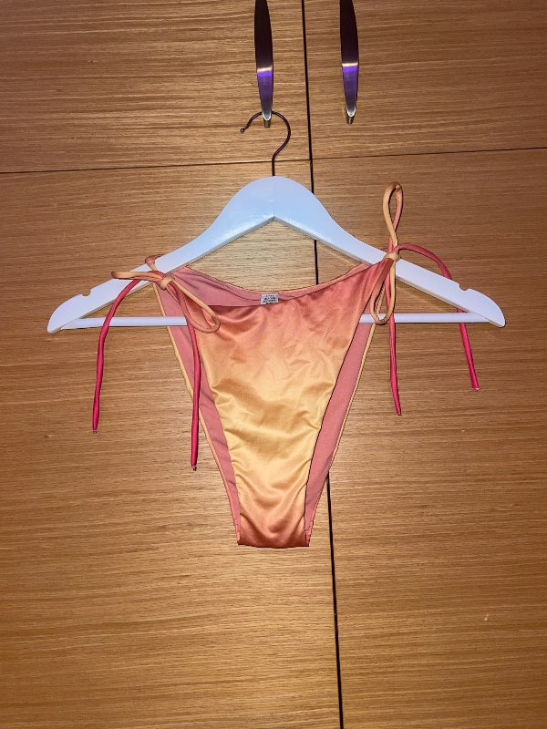 orange swim panties