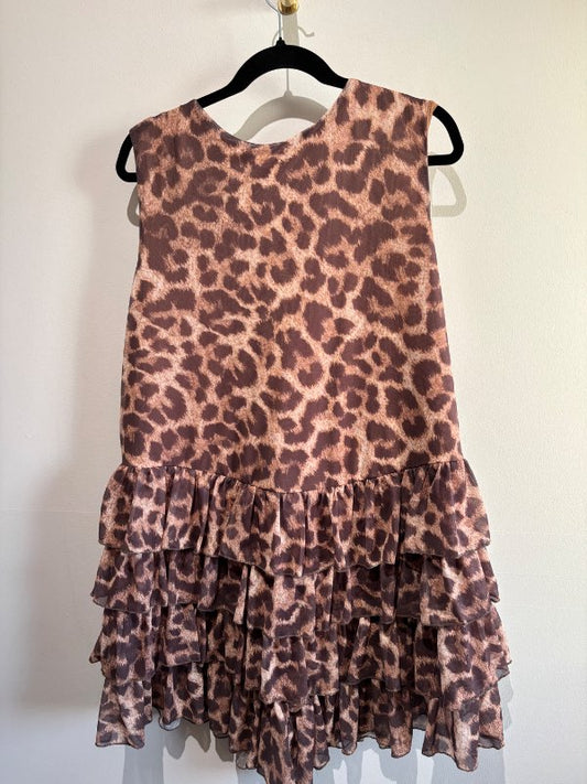 LEOPARD dress - with skirt (short)
