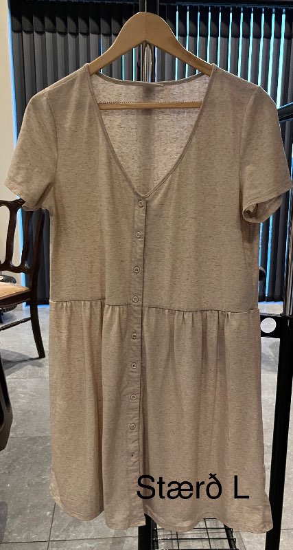 Stuttermakjóll, ljós