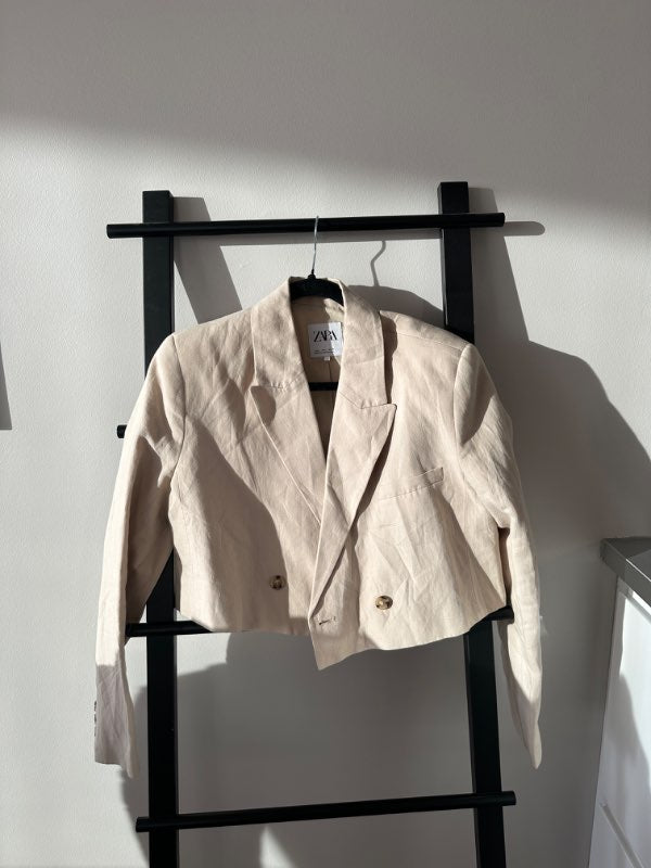 Zara blazer cropped