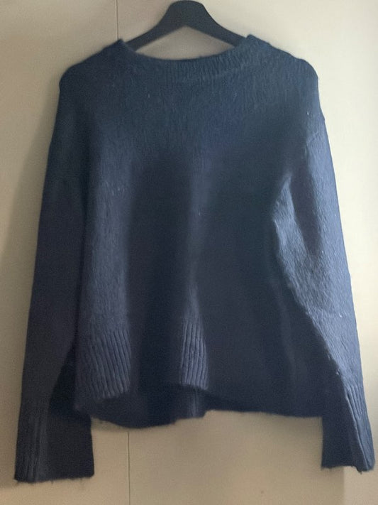 Gina tricot navy prjónapeysa