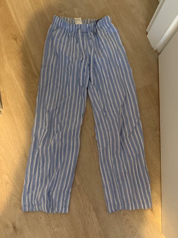 Gina tricot bláar náttbuxur