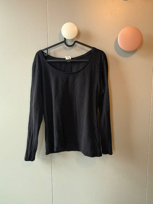 H&M svört síðerma