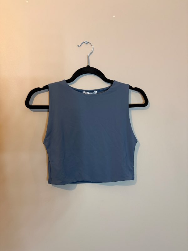 Zara cropped hlýrabolur