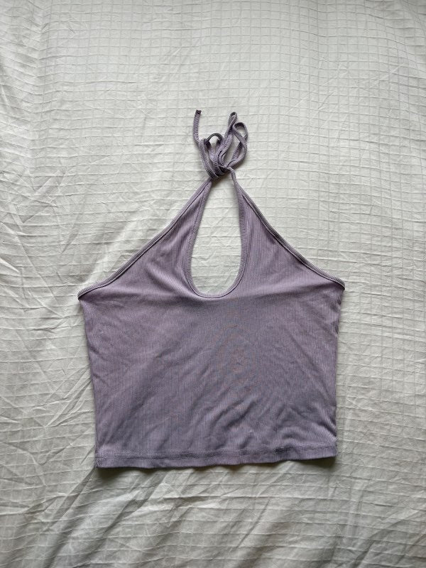 Fjólublár halter toppur