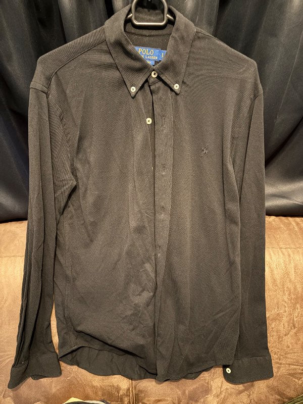 K Ralph lauren knit oxford svört
