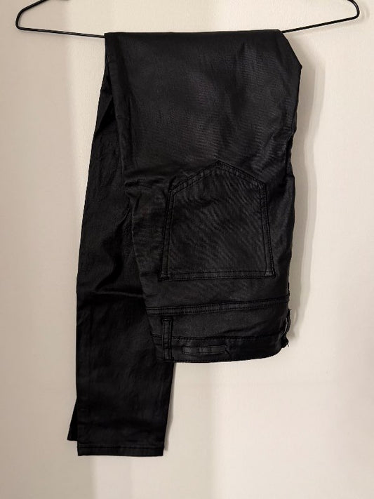 b.young pleðurbuxur